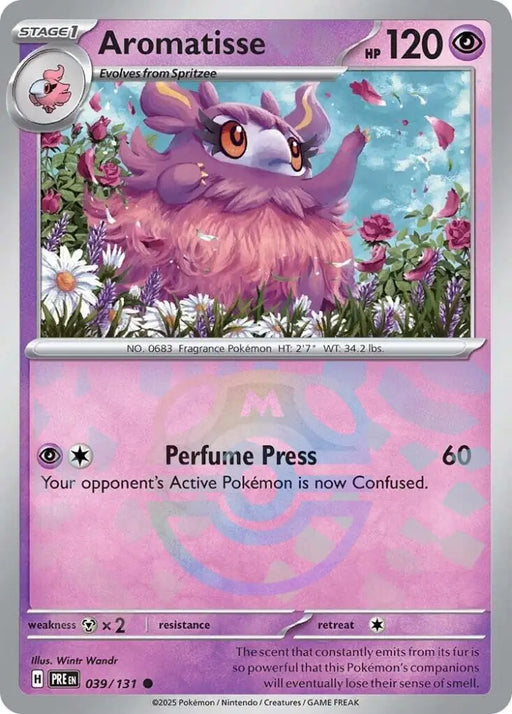 Aromatisse (039/131) (Master Ball Pattern) [Scarlet & Violet: Prismatic Evolutions] - Pokemon Single