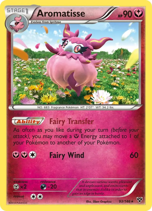 Aromatisse (93/146) (Theme Deck Exclusive) [XY: Base Set] - Pokemon Single
