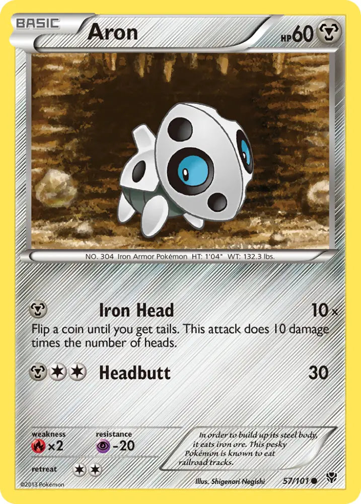 Aron (57/101) [Black & White: Plasma Blast] - Pokemon Single