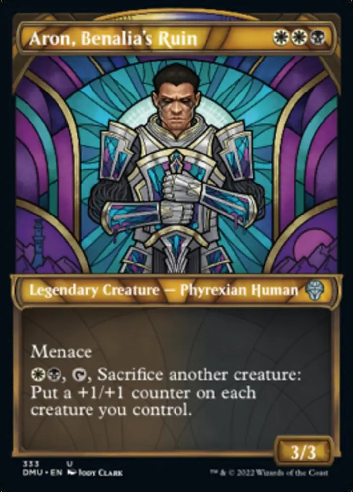 Aron Benalia’s Ruin (Showcase Textured) [Dominaria United] - MTG Single