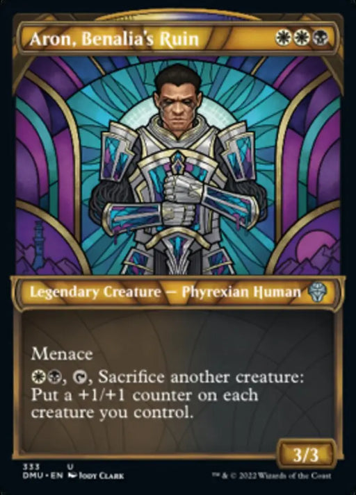 Aron Benalia’s Ruin (Showcase Textured) [Dominaria United] - MTG Single