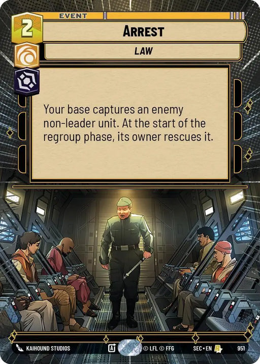 Arrest (Hyperspace Foil) (951) [Secrets of Power]