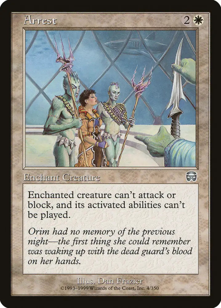 Arrest [Mercadian Masques] - MTG Single