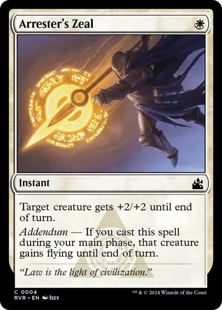 Arrester’s Zeal [Ravnica Remastered] - MTG Single