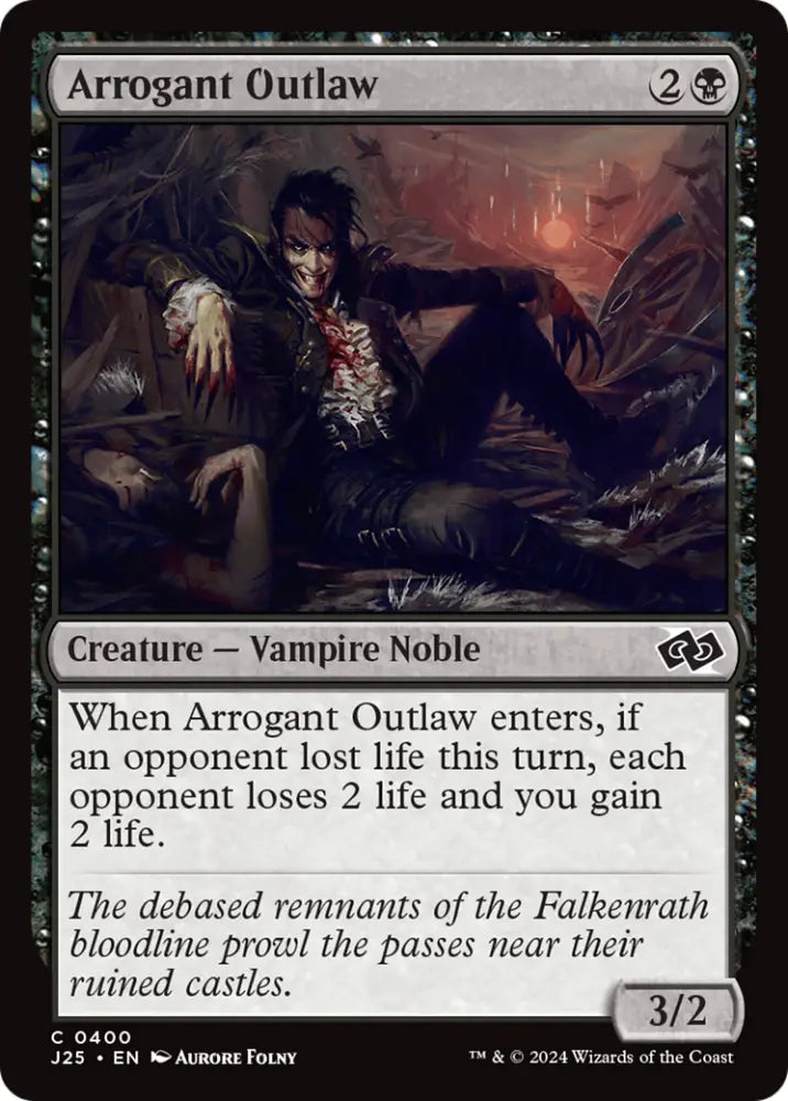 Arrogant Outlaw [Foundations Jumpstart] - MTG Single