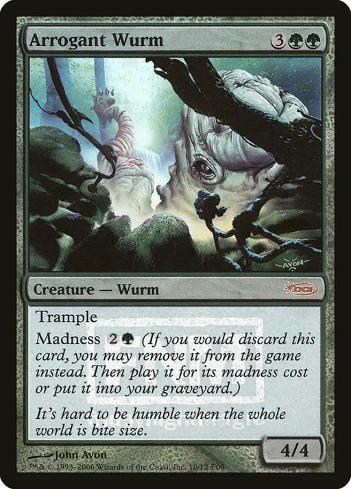 Arrogant Wurm [Friday Night Magic 2006] - MTG Single