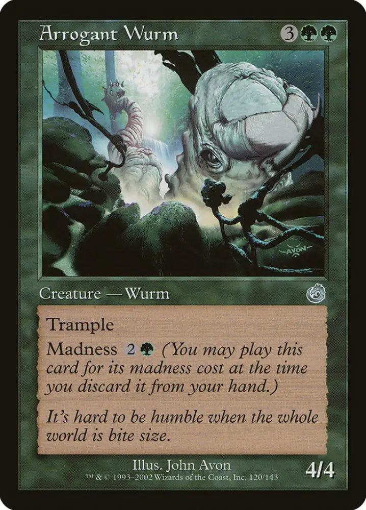 Arrogant Wurm [Torment] - MTG Single