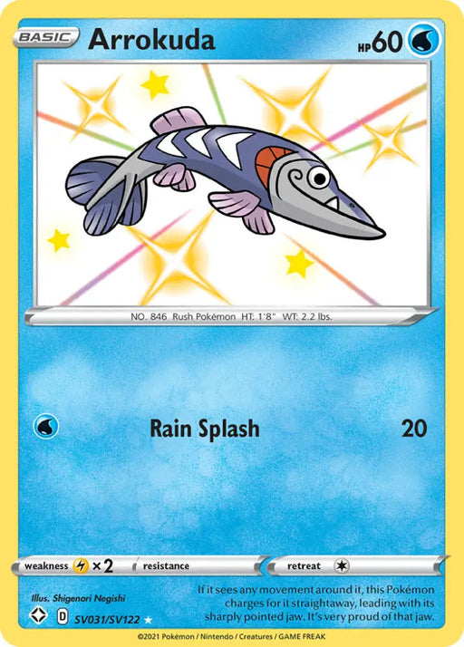 Arrokuda (SV031/SV122) [Sword & Shield: Shining Fates] - Pokemon Single