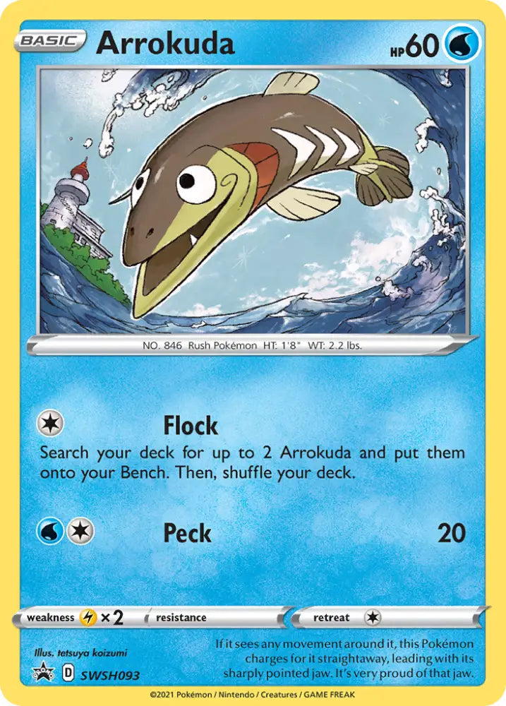 Arrokuda (SWSH093) [Sword & Shield: Black Star Promos] - Pokemon Single