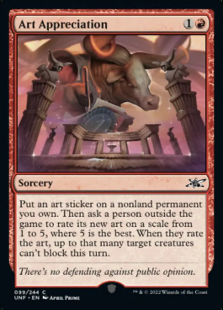 Art Appreciation [Unfinity] - MTG Single