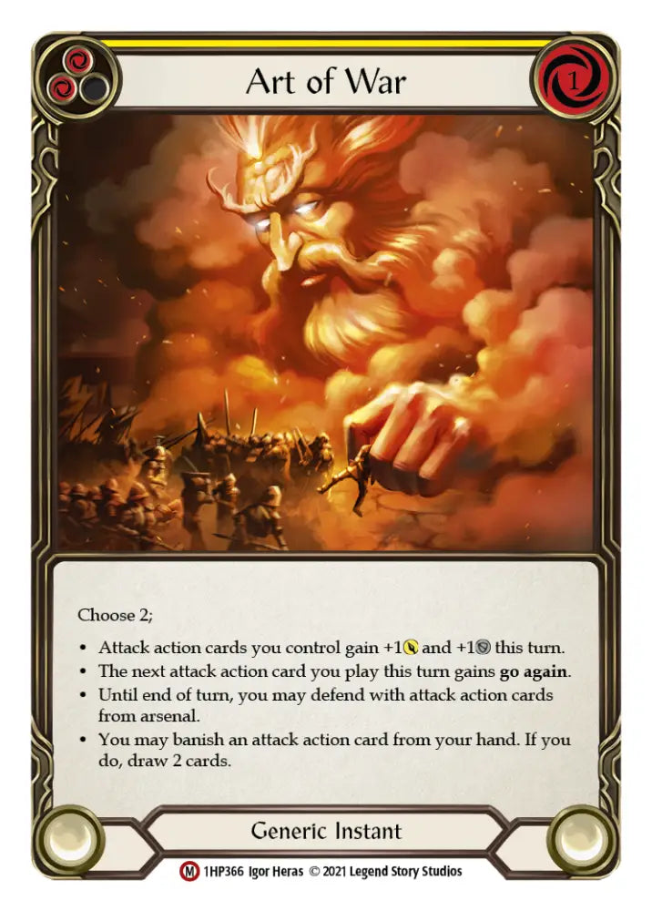 Art of War [1HP366] (History Pack 1) - Flesh And Blood Single