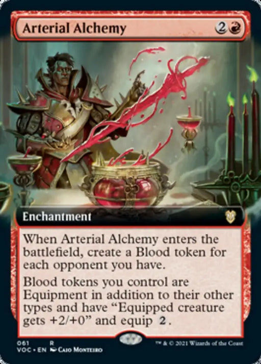 Arterial Alchemy (Extended Art) [Innistrad: Crimson Vow Commander] - MTG Single