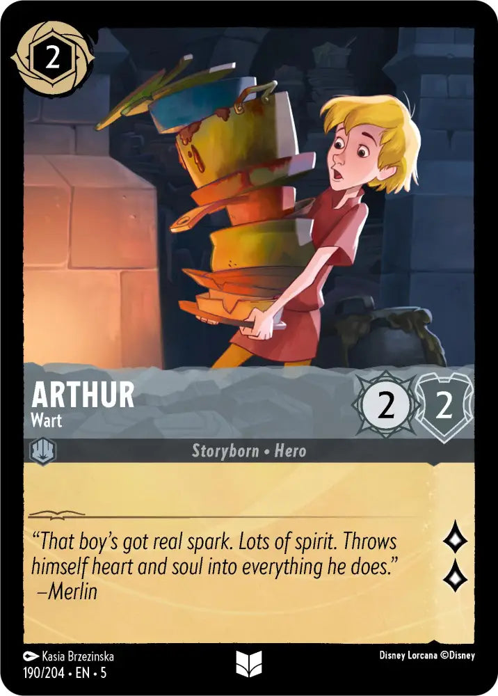 Arthur - Wart (190/204) [Shimmering Skies] - Lorcana Single