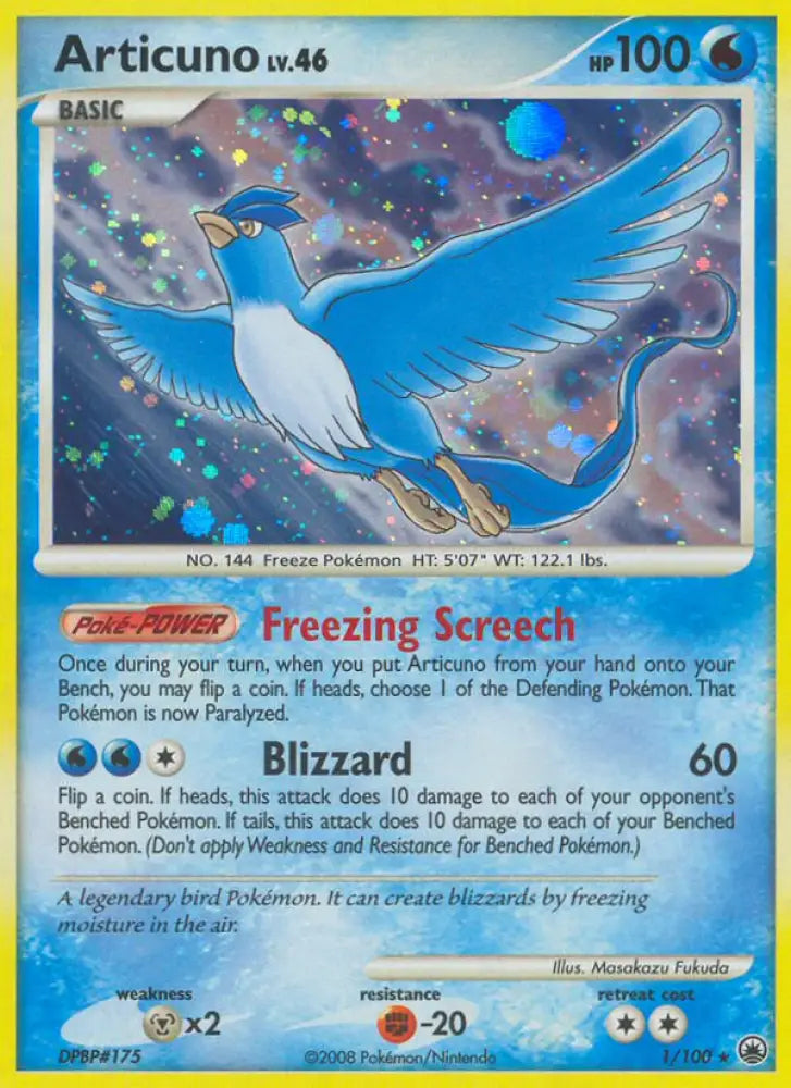 Articuno (1/100) [Diamond & Pearl: Majestic Dawn] - Pokemon Single
