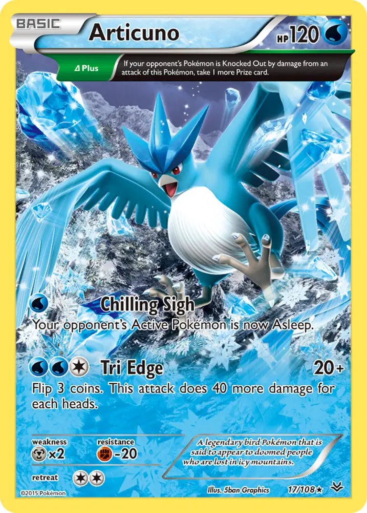 Articuno (17/108) [XY: Roaring Skies] - Pokemon Single