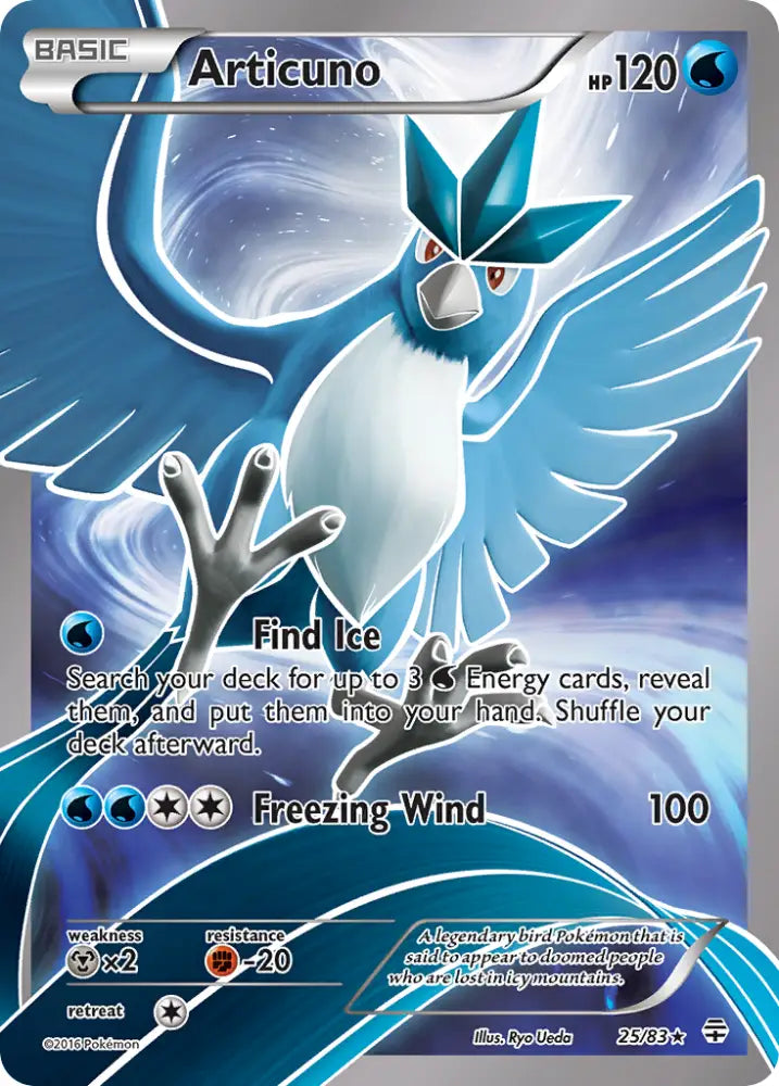 Articuno (25/83) [XY: Generations] - Pokemon Single