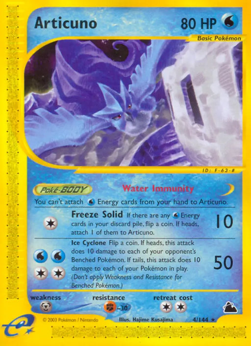 Articuno (4/144) [Skyridge] - Pokemon Single
