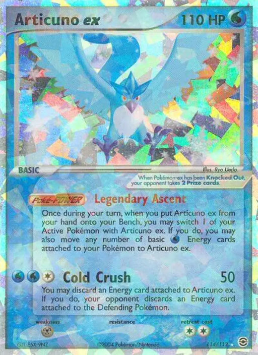 Articuno ex (114/112) [EX: FireRed & LeafGreen] - Pokemon Single