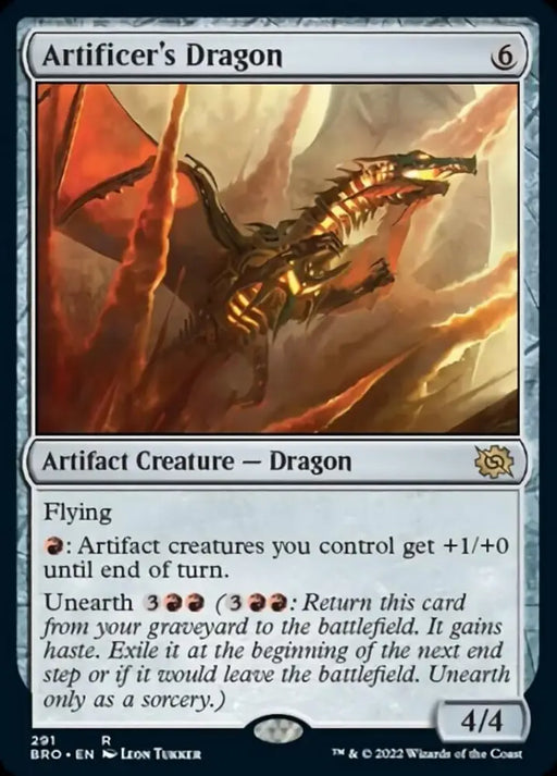 Artificer’s Dragon [The Brothers’ War] - MTG Single