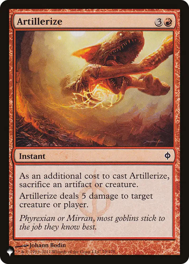 Artillerize [The List] - MTG Single