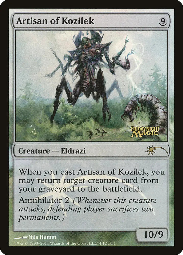 Artisan of Kozilek [Friday Night Magic 2011] - MTG Single