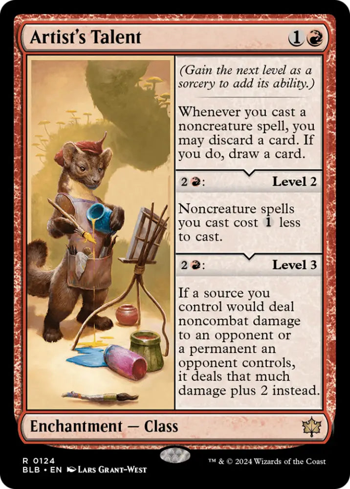 Artist’s Talent [Bloomburrow] - MTG Single