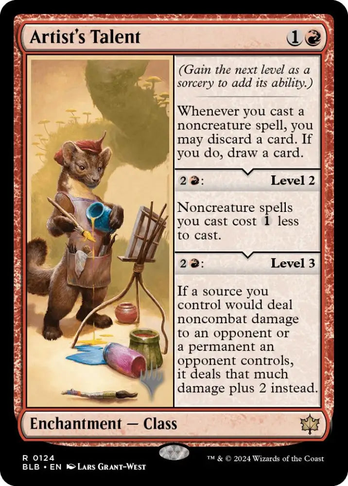 Artist’s Talent (Promo Pack) [Bloomburrow Promos] - MTG Single
