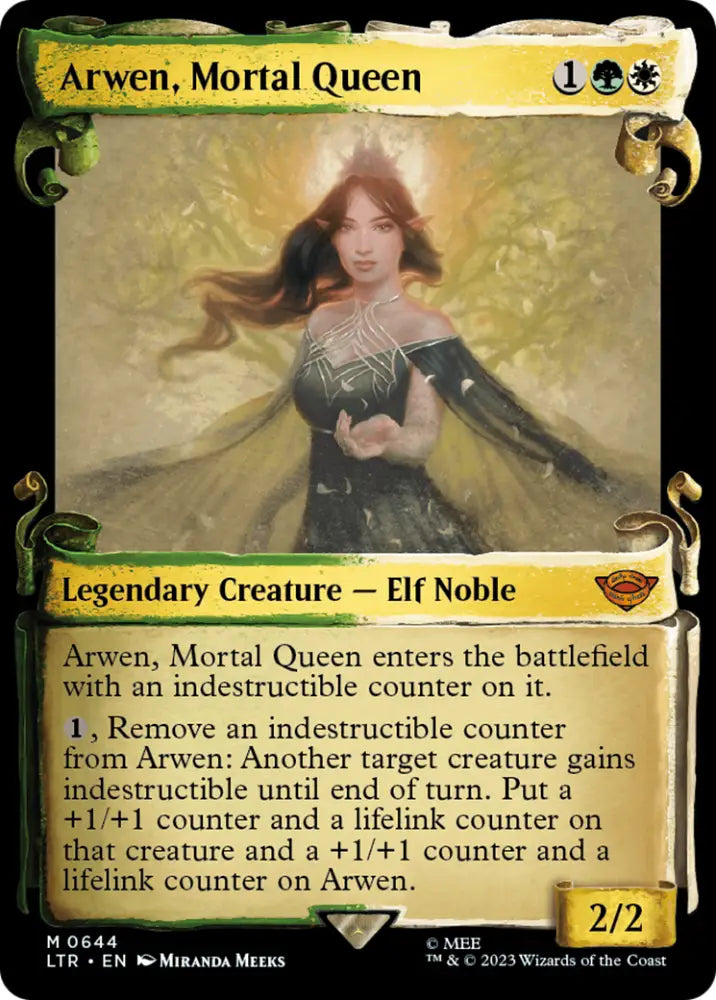 Arwen Mortal Queen [The Lord of the Rings: Tales of Middle-Earth Showcase Scrolls] - MTG Single