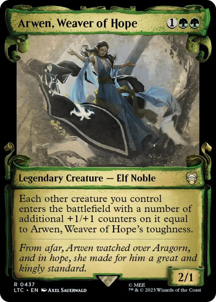 Arwen Weaver of Hope [The Lord of the Rings: Tales of Middle-Earth Commander Showcase Scrolls] - MTG Single