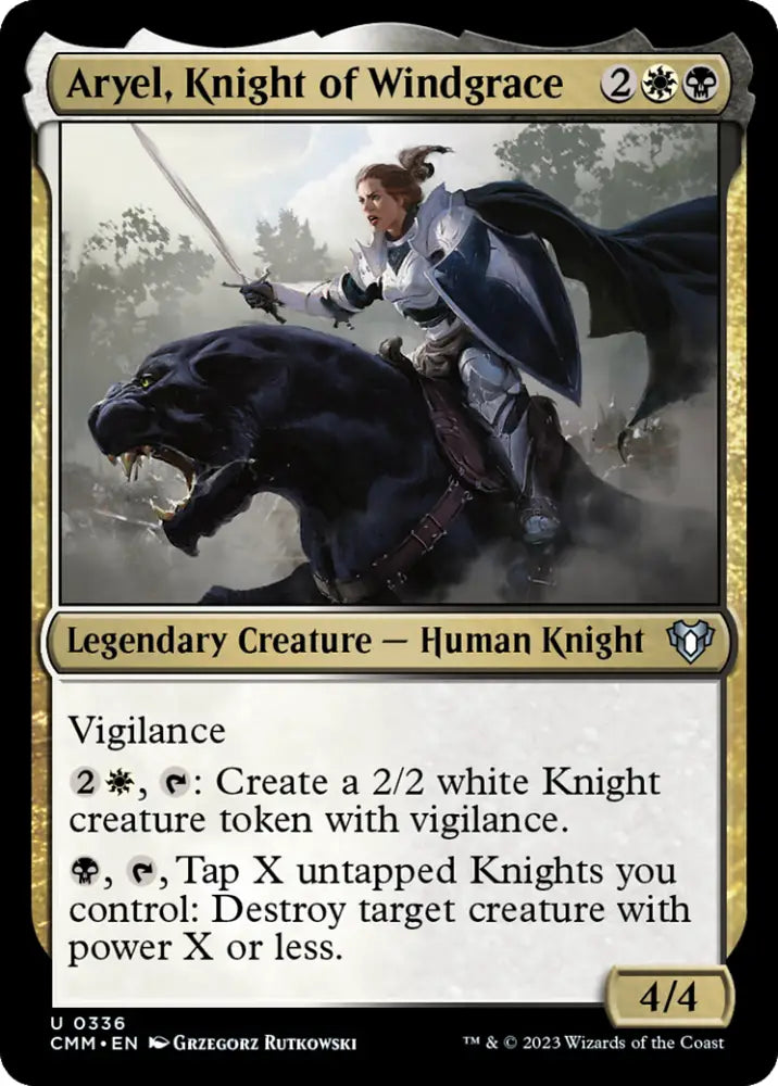 Aryel Knight of Windgrace [Commander Masters] - MTG Single