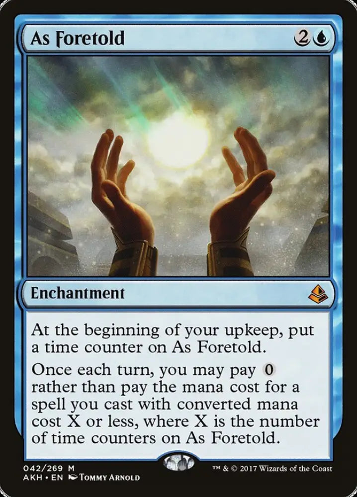 As Foretold [Amonkhet] - MTG Single
