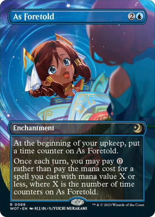 As Foretold (Anime Borderless) [Wilds of Eldraine: Enchanting Tales] - MTG Single