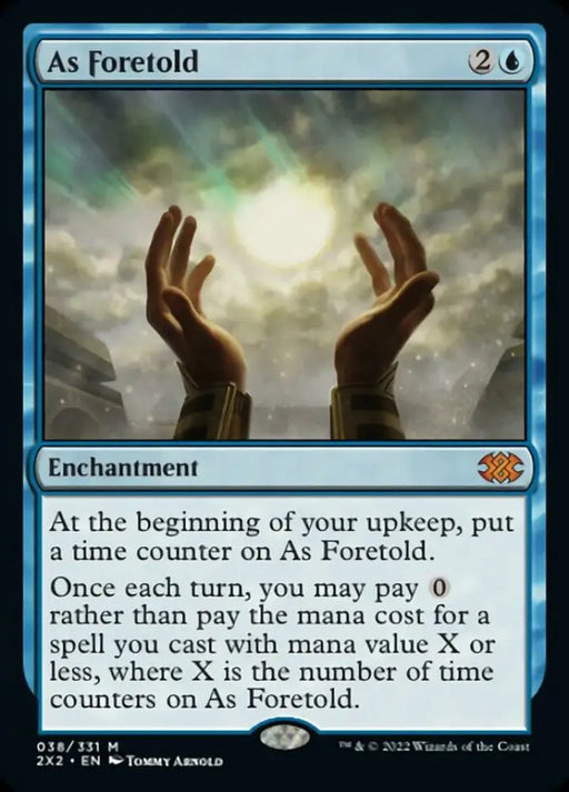 As Foretold [Double Masters 2022] - MTG Single