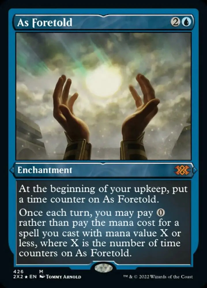 As Foretold (Foil Etched) [Double Masters 2022] - MTG Single