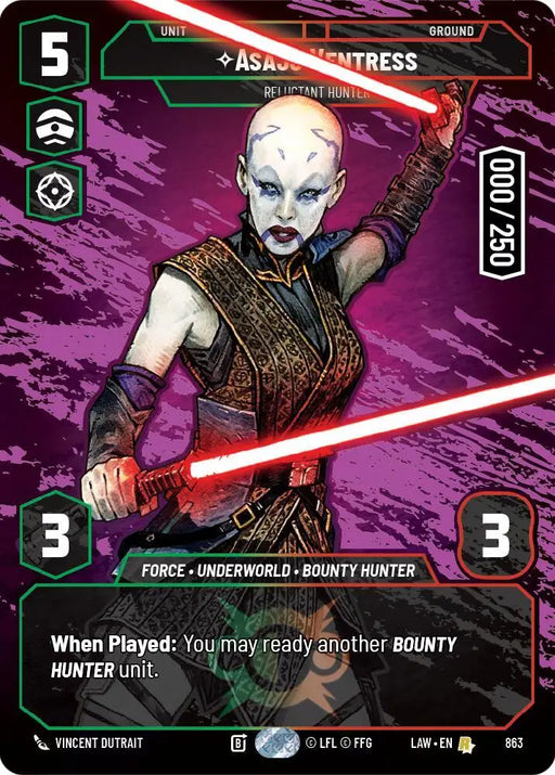 Asajj Ventress - Reluctant Hunter (Serialized) (863) [A Lawless Time]