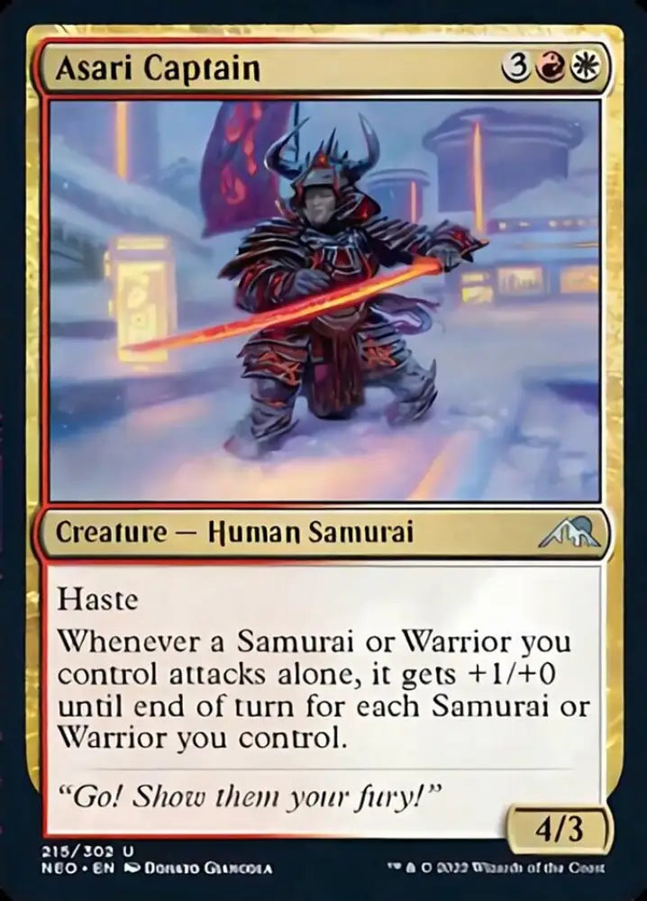 Asari Captain [Kamigawa: Neon Dynasty] - MTG Single