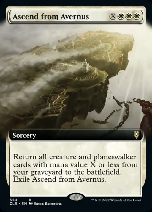 Ascend from Avernus (Extended Art) [Commander Legends: Battle for Baldur’s Gate] - MTG Single