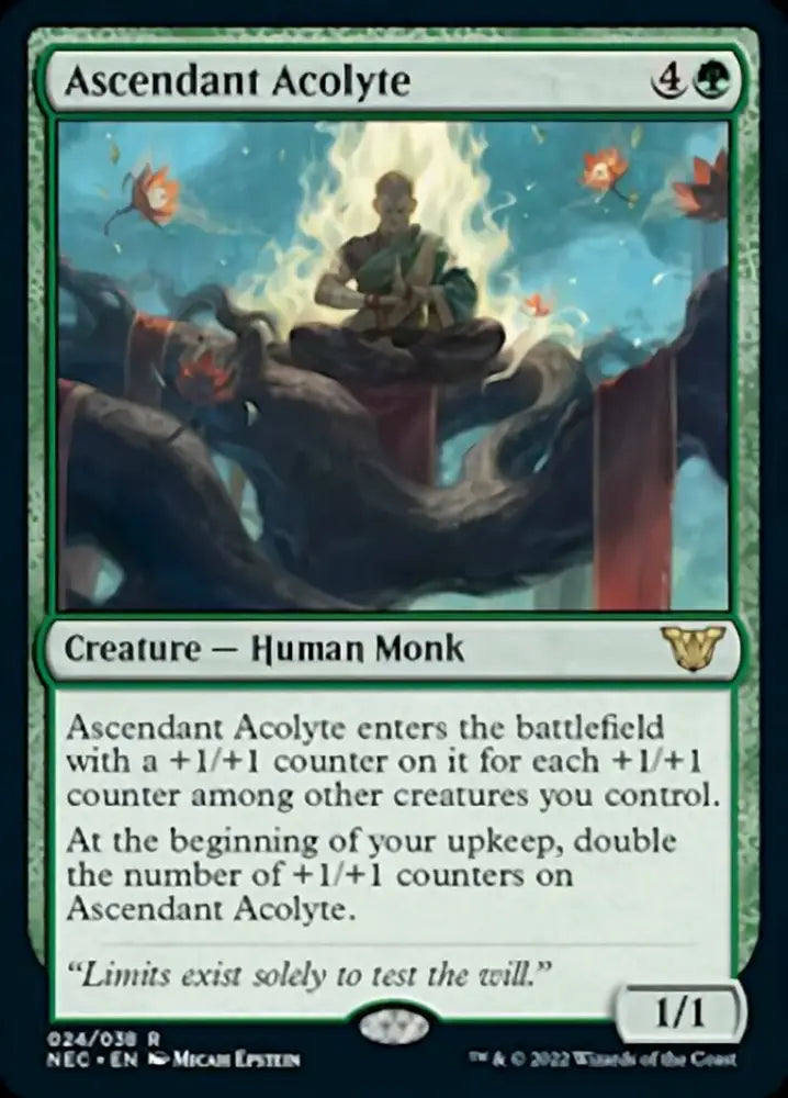 Ascendant Acolyte [Kamigawa: Neon Dynasty Commander] - MTG Single