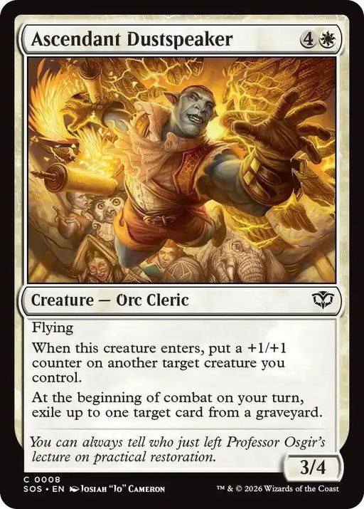 Ascendant Dustspeaker (8) [Secrets of Strixhaven]