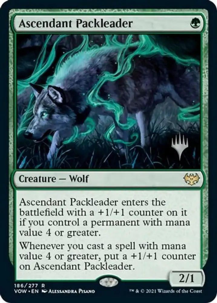 Ascendant Packleader (Promo Pack) [Innistrad: Crimson Vow Promos] - MTG Single
