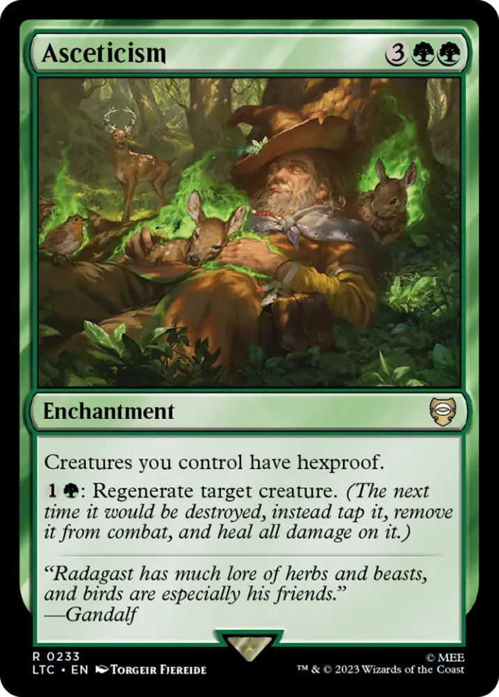 Asceticism [The Lord of the Rings: Tales of Middle-Earth Commander] - MTG Single