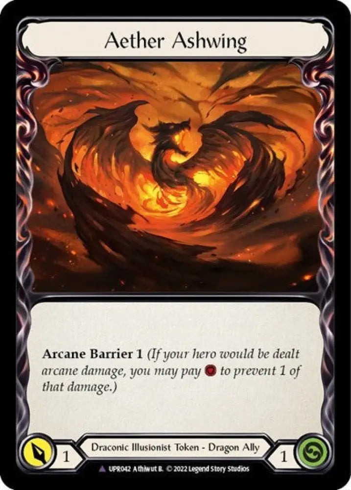 Ash // Aether Ashwing (Marvel) [Uprising] Cold Foil - Flesh And Blood Single