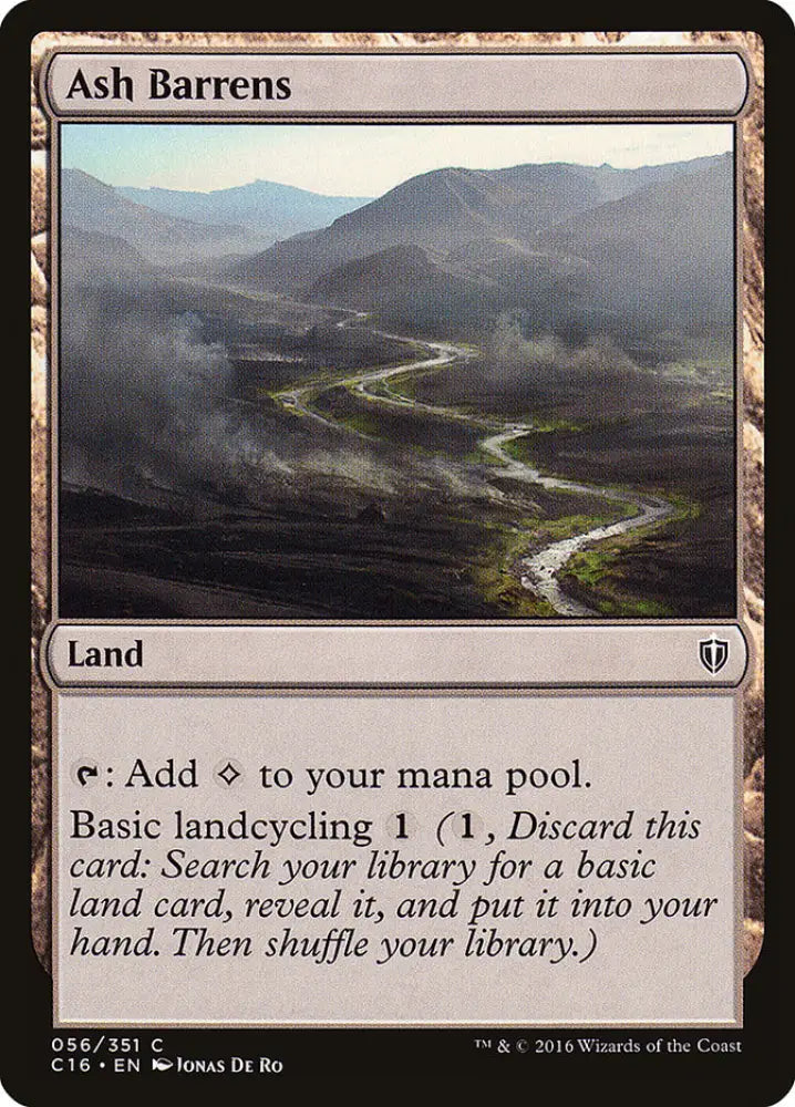 Ash Barrens [Commander 2016] - MTG Single