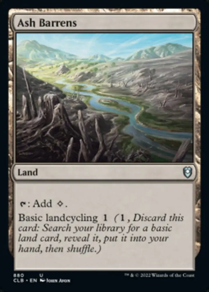 Ash Barrens [Commander Legends: Battle for Baldur’s Gate] - MTG Single