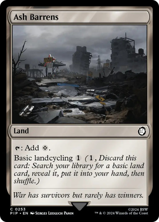 Ash Barrens [Fallout] - MTG Single