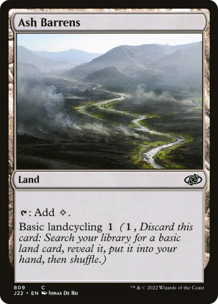 Ash Barrens [Jumpstart 2022] - MTG Single
