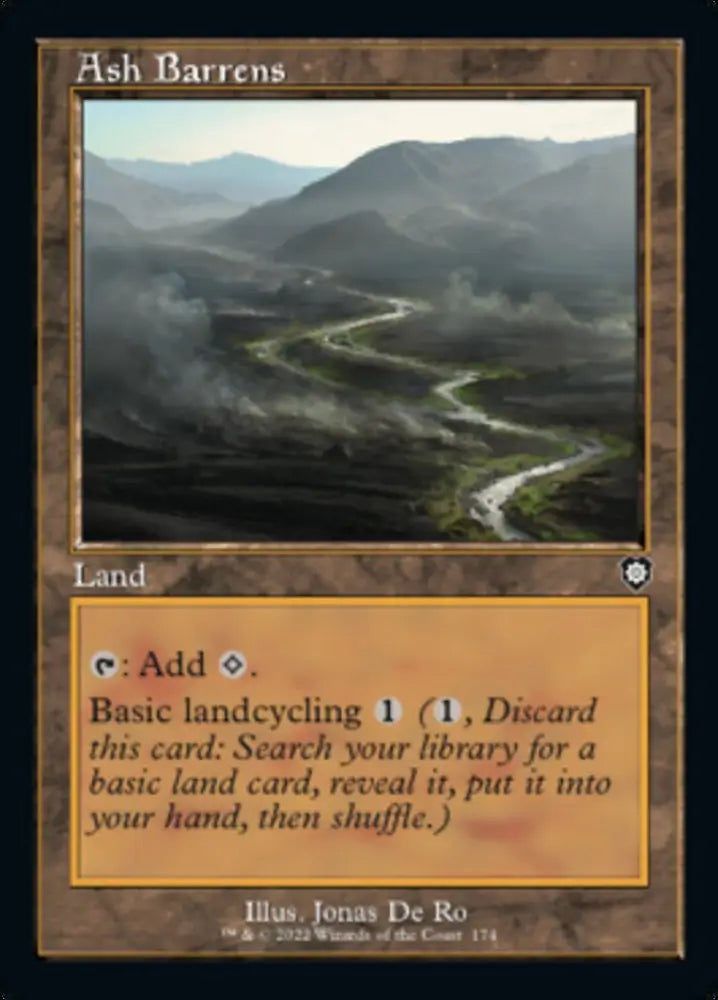 Ash Barrens (Retro) [The Brothers’ War Commander] - MTG Single