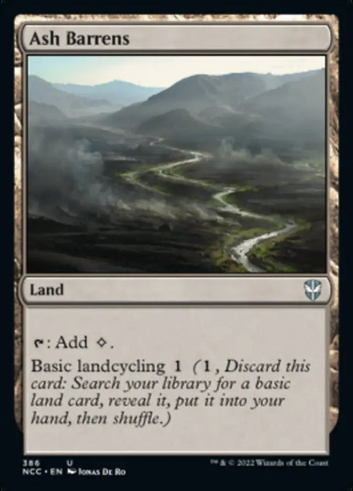 Ash Barrens [Streets of New Capenna Commander] - MTG Single