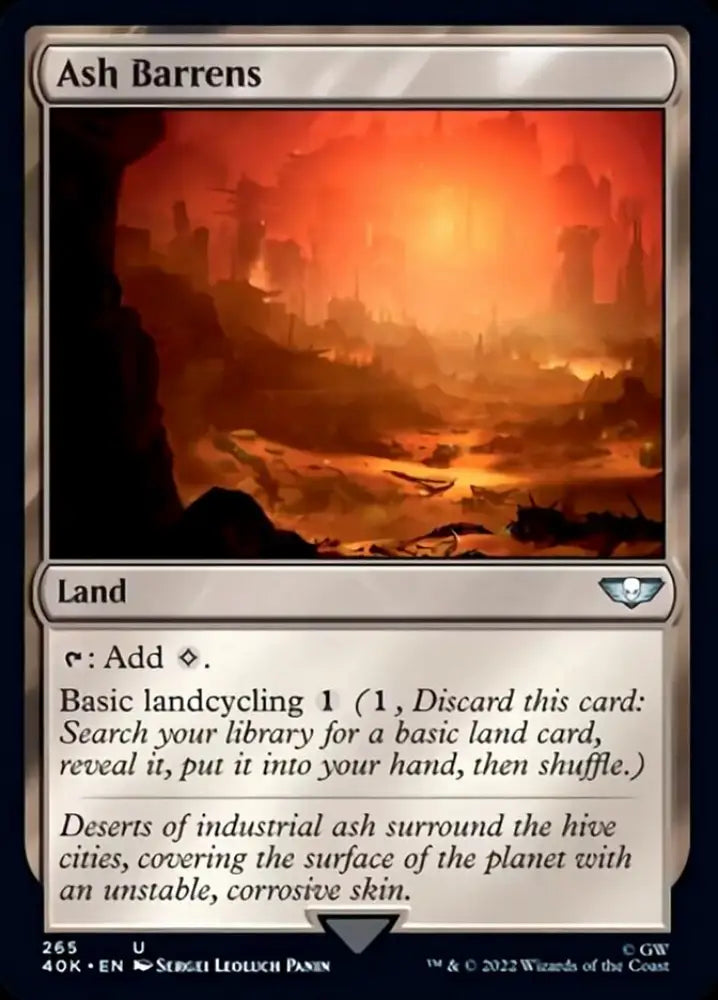 Ash Barrens [Warhammer 40,000] - MTG Single