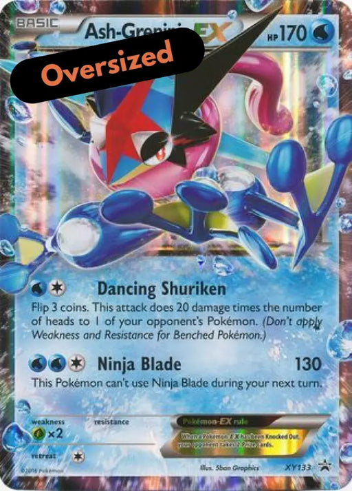 Ash-Greninja EX (XY133) (Jumbo Card) [XY: Black Star Promos] - Pokemon Single